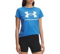 Under Armour UA Rival Logo Women's Short Sleeve Tee-shirt XS Bleu