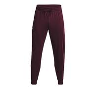 Under Armour UA Rival Pantalon de Jogging en Polaire pour Homme, Marron foncé/Blanc, Taille XXL