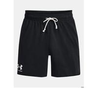Under Armour Short Rival Terry 6" Homme — Confortable, Respirant, Poches — Noir S