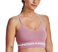 Under Armour UA Seamless Low Long Bra-PNK Brassière S Rose