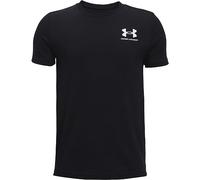 Tee-shirt enfant - UNDER ARMOUR - Sportstyle Left Chest - Noir - Manches courtes - Respirant L