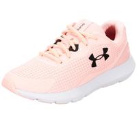 Under Armour UA Surge 3 Chaussures de Course pour Femme avec Rembourrage visuel, Pink Sands 600 Jet Gray, 38 EU