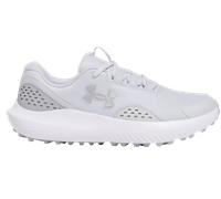 Under Armour Crampons de golf Surge pour homme – Gris halo/Argent métallisé, 9,5