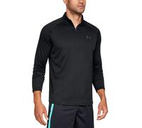 Under Armour Haut Tech 2.0 Half-Zip Hommes, Manches longues, Noir/Gris foncé, XL