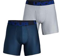 Under Armour UA Tech 6in 2 Pack Caleçon S Bleu