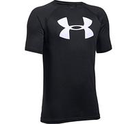 Under Armour UA Tech Big Logo SS Chemise à Manches Courtes Garçon, Noir, FR : YMD (Taille Fabricant : YMD)