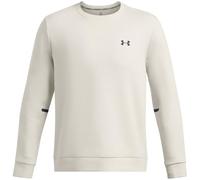 Under Armour Ua Unstoppable Fleece Crew EU Sweat-shirt pour homme, Blanc somme/noir, M