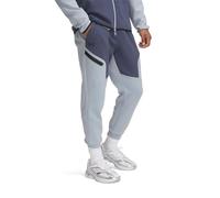 Under Armour Ua Unstoppable Pantalon de jogging en polaire pour homme, Gris/bleu/noir, S