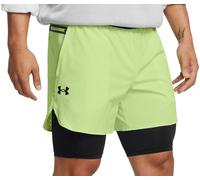 Under Armour UA Vanish Elite 2in1 Short-GRN Shorts S Jaune