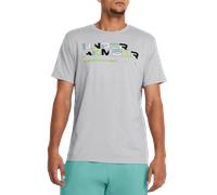 Under Armour Under Armour Colorblock Wordmark Tee-shirt L Argent