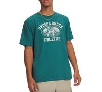 Under Armour 60/40s Armor Globe Short Sleeve T-shirt Vert L Homme
