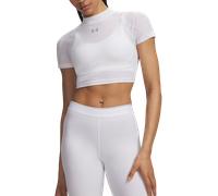 Under Armour Under Armour HeatGear Elite Crop SS Tee-shirt S Blanc