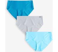 Under Armour Under Armour Neutral Blue No Show Pure Stretch Hipster Printed Knickers 3 Pack
