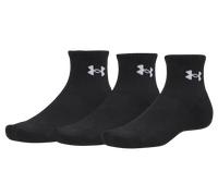 Under Armour Chaussettes Performance Cotton – Lot de 3 unisexes – L Noir