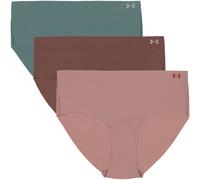 Under Armour Under Armour Pink No Show Pure Stretch Hipster Printed Knickers 3 Pack