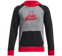 Sweatshirt à capuche Under Armour Under Armour Rival Fleece Script Colorblock 196884193775 taille YMD EU