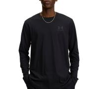 Under Armour Sportstyle Côté Gauche Manches Longues Hommes, T-Shirt Homme à Manches Longues, T-Shirt Logo Confortable et Respirant, Black/Pitch Gray, L, Black/Pitch Gray, 3XL