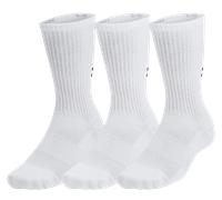 Under Armour Under Armour Unisex UA TC 3pk Crew Chaussettes L Blanc