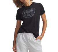 Under Armour Varsity Short Sleeve T-shirt Noir M Femme