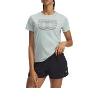 Under Armour Varsity Short Sleeve T-shirt Bleu S Femme