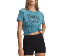 Under Armour Varsity Short Sleeve T-shirt Bleu XS Femme