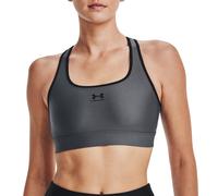 Under Armour Heatgear Padless Medium Impact Sports Bra Gris XS Femme