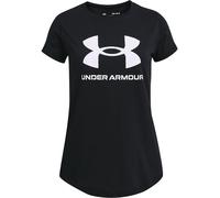 Under Armour Under Live Sportstyle Graphic Short Sleeve T Shirt Girls Noir/Blanc 7 - 8 ans (S) Female