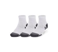 Under Armour Unisex Performance Coton 3-Pack Quarter Socks 1379528, taille:M, couleur:blanc