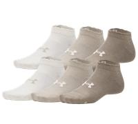 Under Armour Unisex UA Essential 6pk Low Chaussettes L Marron