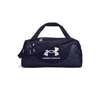 Under Armour Unisex Undeniable 5.0 Small Duffle Bag - Midnight Navy / Midnight Navy / Metallic Silver - Small