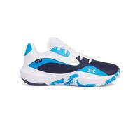 Under Armour Mixte UA Lockdown 7 Low Chaussures de Basketball, Midnight Navy/Electric Blue/White, 47.5 EU