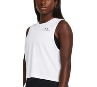 Under Armour Vanish Energy Crop Tank-WHT Débardeurs S Blanc