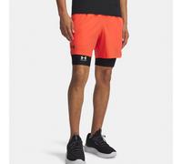 Under Armour Vansih Woven 6in Shorts Hommes-rouge, noir mat
