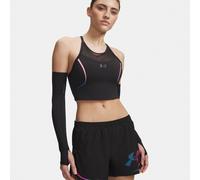 Under Armour Maillot de course Velociti Elite Crop Femme - Noir/Rose - Taille S