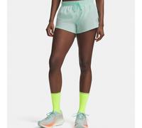 Under Armour Velociti Pro 3in Short de running Femmes-mint, argent, Taille M