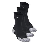 Under Armour Velociti Run Cush 3p Crew Chaussettes de running Unisex-noir, noir, Taille L