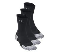 Under Armour Velociti Run Cush 3p Crew Chaussettes de running Unisex-noir, noir, Taille S