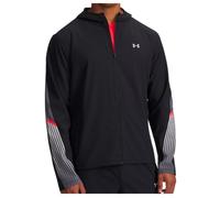 Under Armour Hommes Velociti Storm Hooded Jacket Vêtements De Course Veste Running Black - Noir S