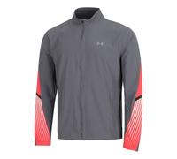 Under Armour Velociti Storm Veste Running Hommes - Gris , Rouge, Taille XXL