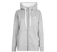 Under Armour Veste à Capuche Rival Fleece Full Zip Veste de Sport Femme Steel Medium Heather//White (035) FR: S (Taille Fabricant: SM)