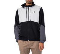 UNDER ARMOUR Veste de sport 'Legacy' gris foncé / noir / blanc, Taille M
