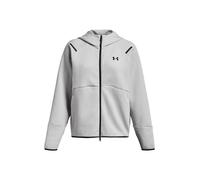 Sweat à capuche Under Armour Unstoppable Fleece Full Zip gris clair femme - M