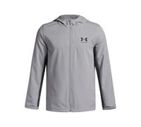Under Armour Rival Woven Enfant - Vestes Zippees, Gris - Taille 122 - 127 CM - Poly Woven Grey 122 - 127 CM