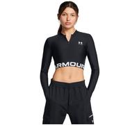 Under Armour Women‘s top HeatGear Rib 1/4 Zip LS Black M