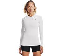 Under Armour T-shirt manches longues HeatGear Authentics Comp Compression Blanc L Femme