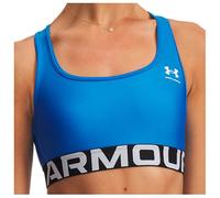 Soutien-gorge de sport Under Armour HeatGear Mid Branded bleu vif - L