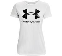 Under Armour Women's Live Sportstyle Graphic Short-Sleeve Crew Neck T-Shirt, White (102)/Black, Small