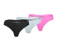 Under Armour - Women's Pure Stretch Solid Thong Pants 3 Pack - Sous-vêtement - XL - rebel pink