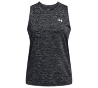 T-shirt Under Armour Tech Twist sans manches gris foncé femme - S