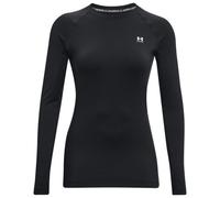 Under Armour Coldgear Authentics Crew Long Sleeve T-shirt Noir M Femme